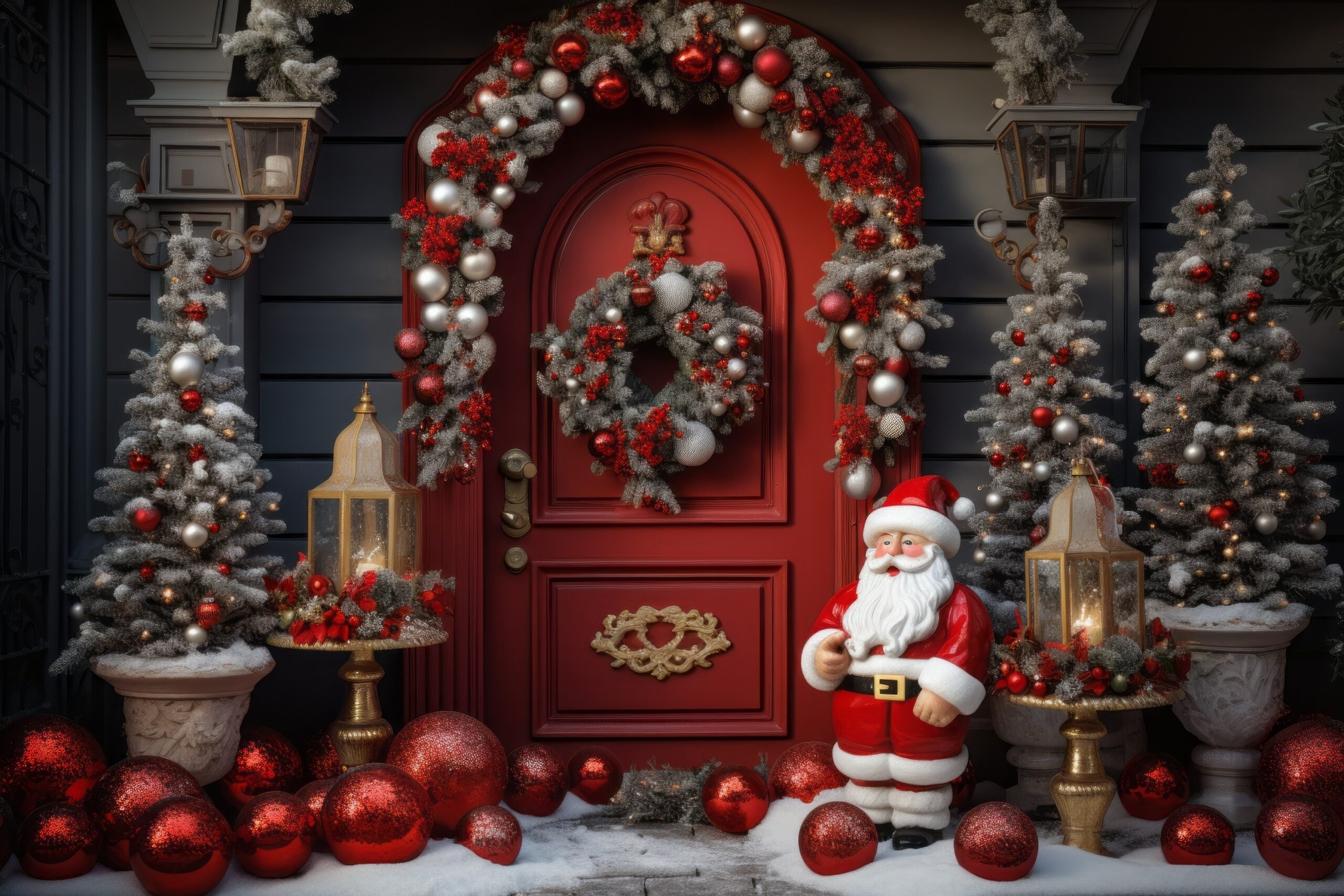 Come Addobbare una Casetta in Legno e il Giardino per Natale